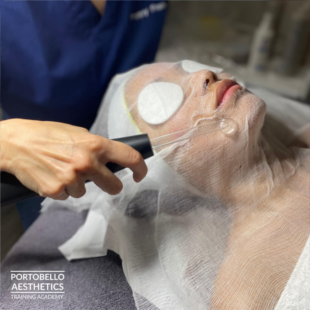 Facial electrotherapy training microcurrent London